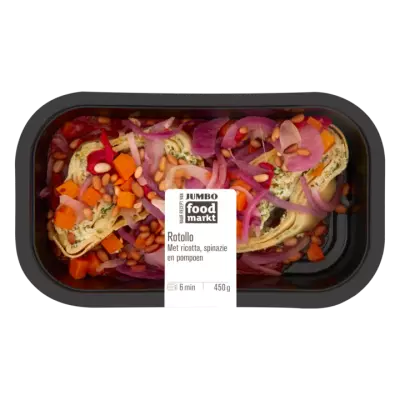 Huismerk Foodmarkt Rotollo met Ricotta, Spinazie en Pompoen