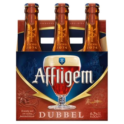 Affligem Dubbel Bier Fles 6 X 30 Cl