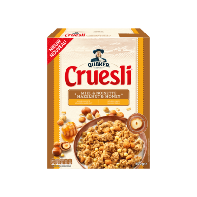 Quaker Cruesli Hazelnoot & Honing