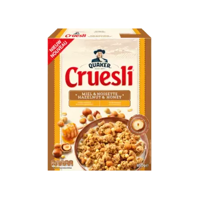 Quaker Cruesli Hazelnoot & Honing