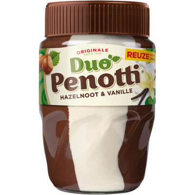 Duo Penotti Hazelnoot & vanille reuze potti 800g