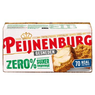 Peijnenburg Gesneden Zero % Suiker Toegevoegd 280 g