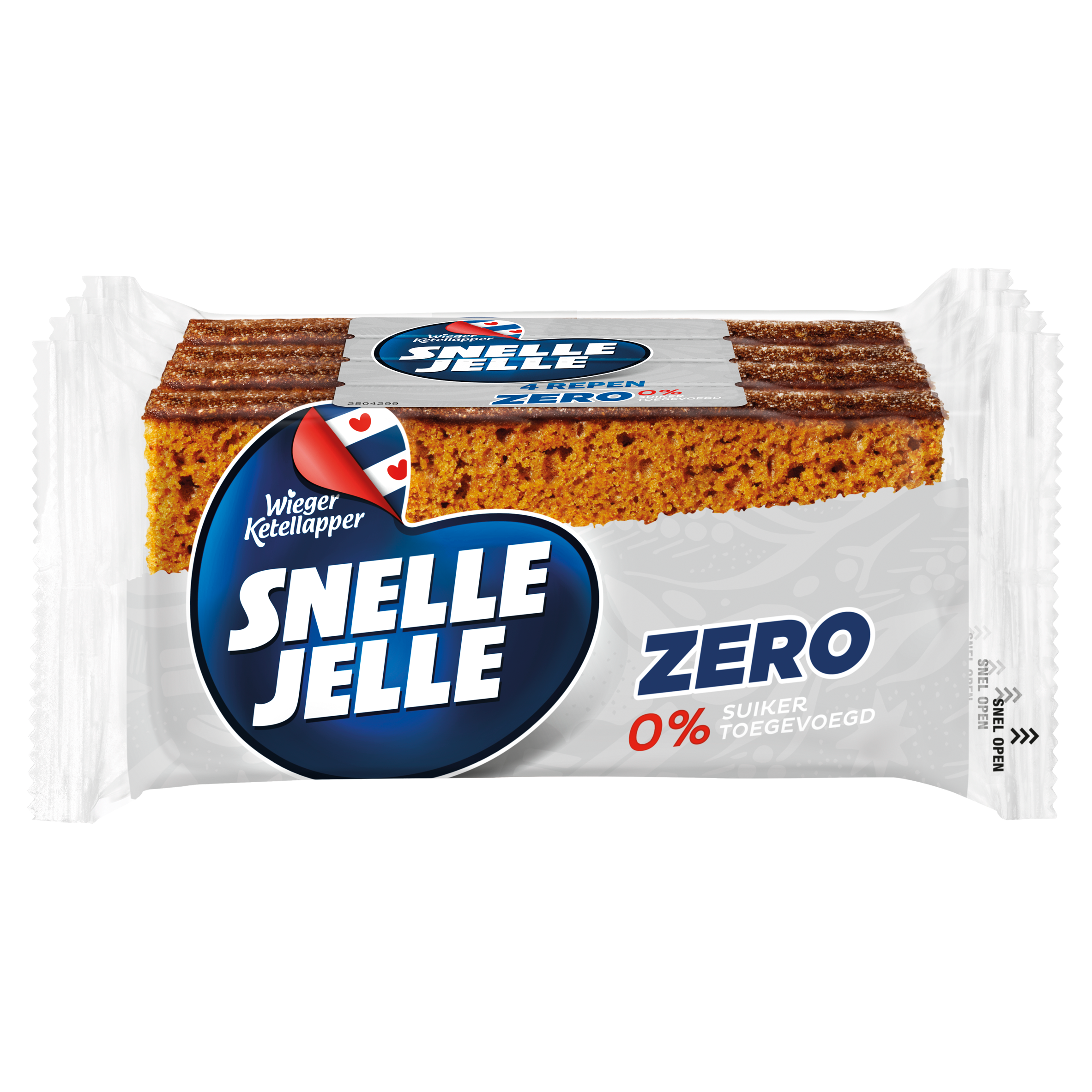 Snelle Jelle Zero 4-pack 168 g