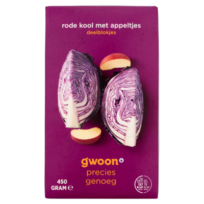 Huismerk Rode Kool met Appeltjes 450 g