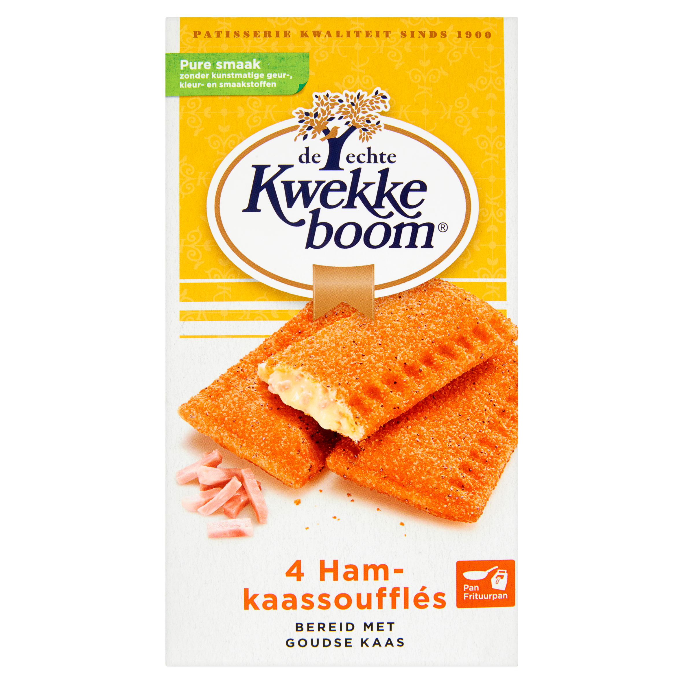 Kwekkeboom Ham-Kaassoufflés 4 x 75 g