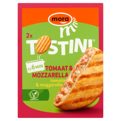 Mora Tostini Tomaat & Mozzarella 2 x 100 g