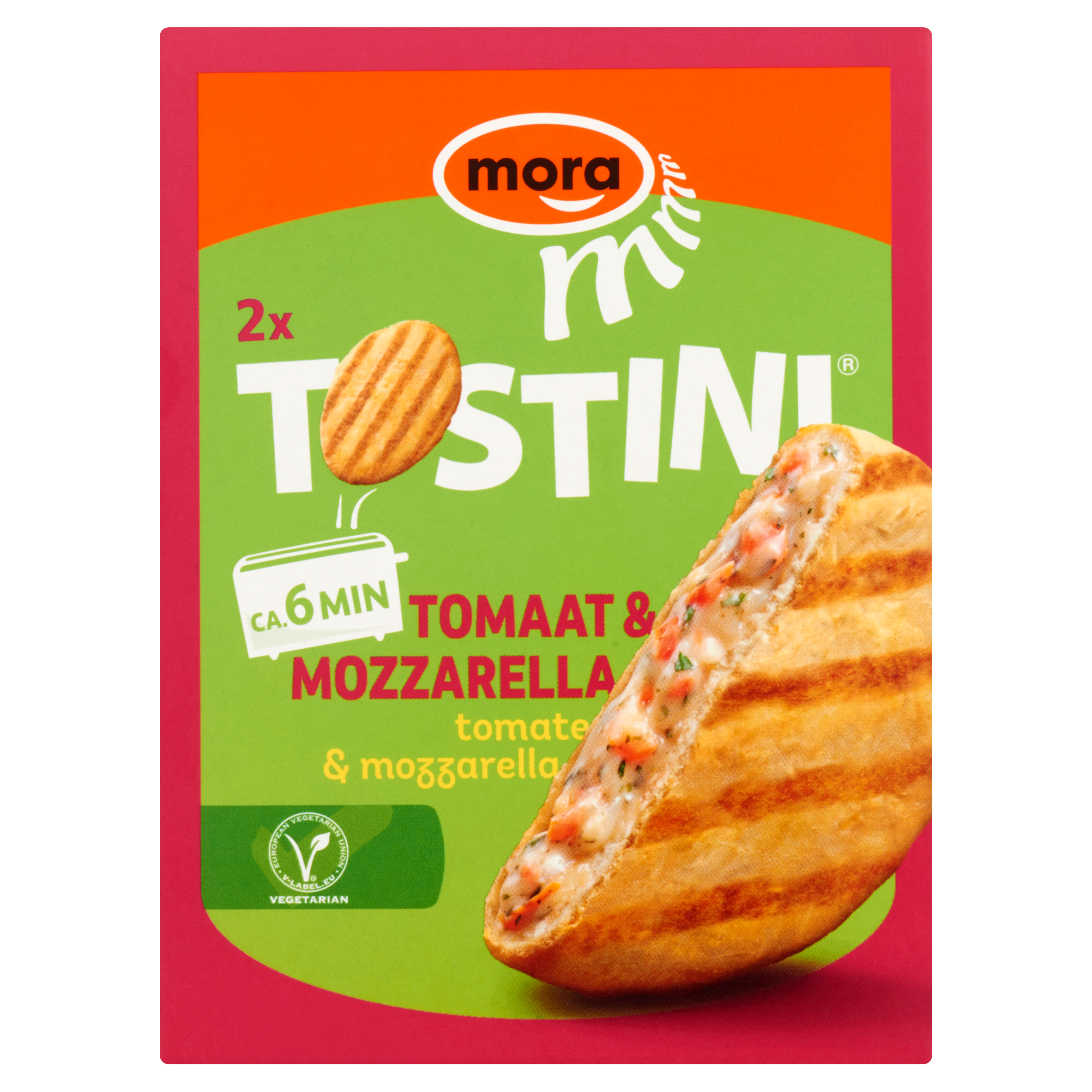 Mora Tostini Tomaat & Mozzarella 2 x 100 g