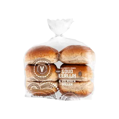 Huismerk Goudeerlijk Volkoren Bollen