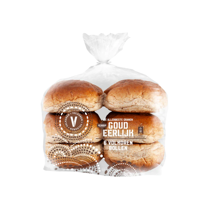 Huismerk Goudeerlijk Volkoren Bollen