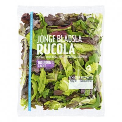Huismerk Jonge bladsla met rucola