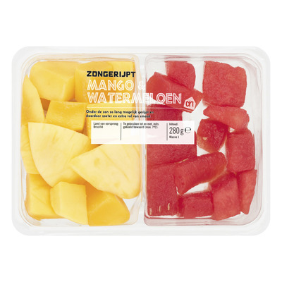Huismerk Zongerijpt mango watermeloen