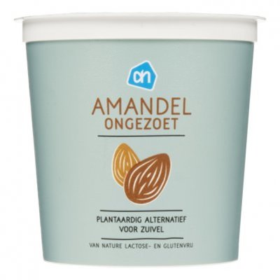 Huismerk Amandel yoghurt plantaardige variatie