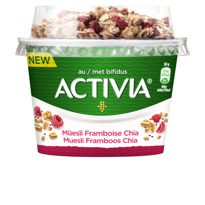 Danone Activia breakfast top muesli chia