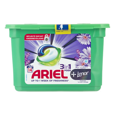 Ariel Pods+ lenor wasmiddelcapsules