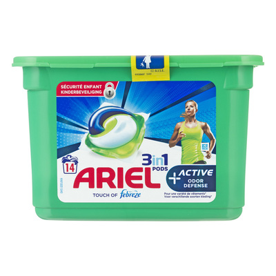 Ariel Pods+ active wasmiddelcapsules