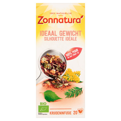 Zonnatura Pittig kruidige gember, hibiscus & appel