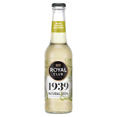 Royal Club Natural Soda Fresh Lemon Cucumber Flesje