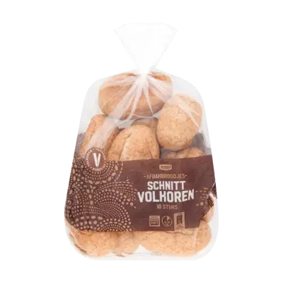 Huismerk Afbakbroodjes Schnitt Volkoren 10 Stuks
