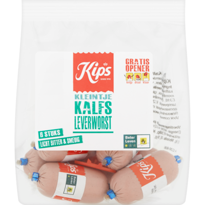 Kips Kleintje kalfsleverworst 1 ster