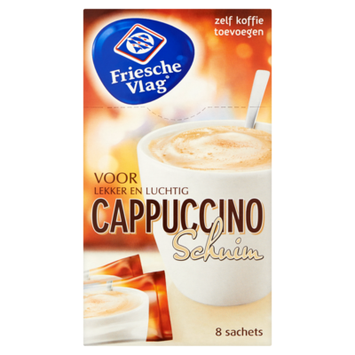 Friesche Vlag Koffiecreamer cappuccino schuim 8 stuks