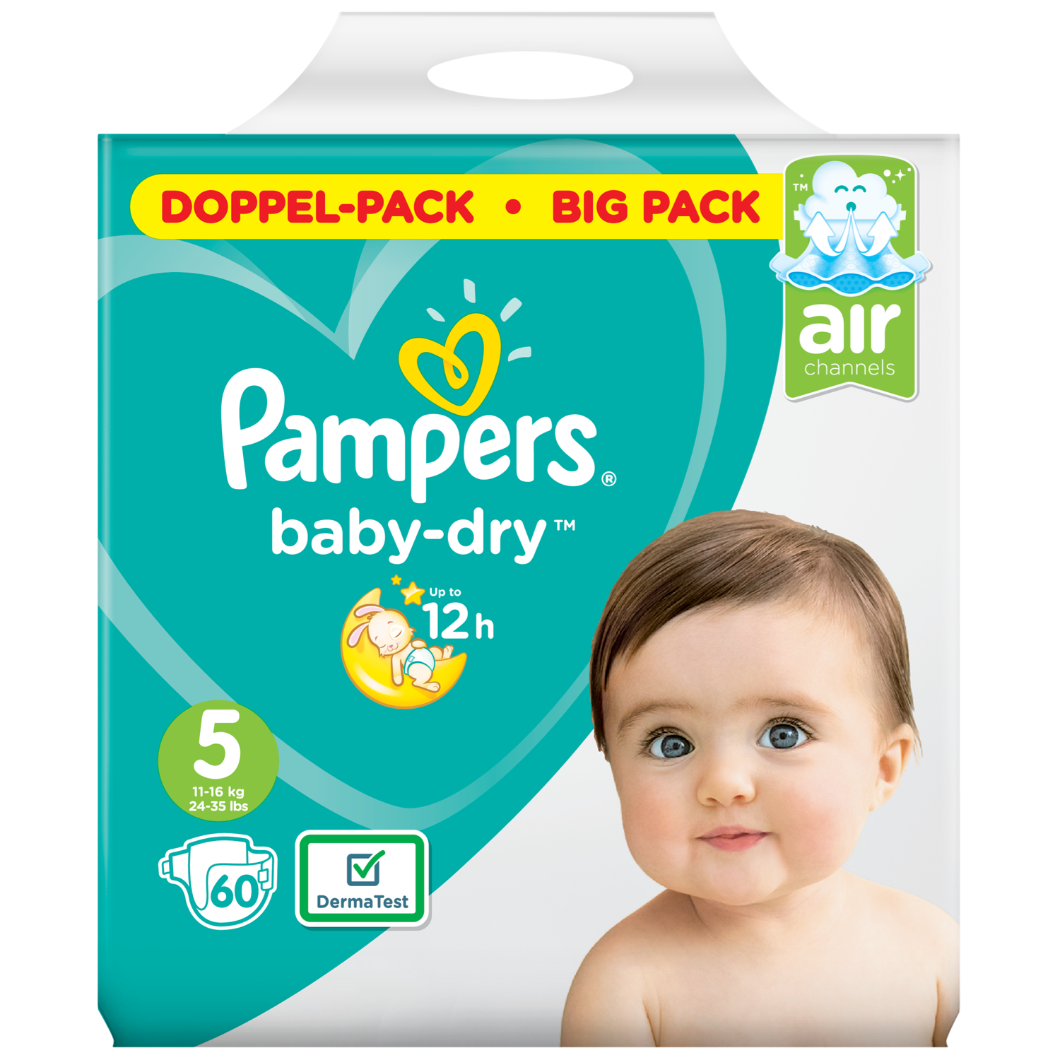 Pampers Baby dry junior maat 5 bigpack