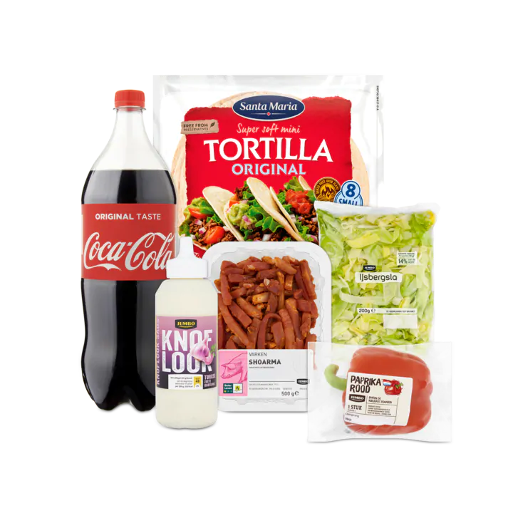 Wraps met shoarma