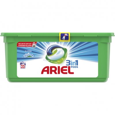 Ariel 3in1 pods alpine wasmiddelcapsules