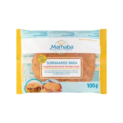 Marhaba Surinaamse Bara Vegetarische Kerrie Masala Snack