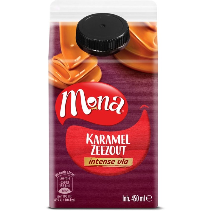 Mona Intens vla karamel zeezout