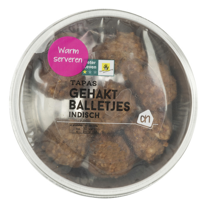 Huismerk Indische gehaktballetjes
