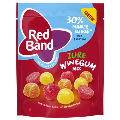 Red Band Zure winegummix
