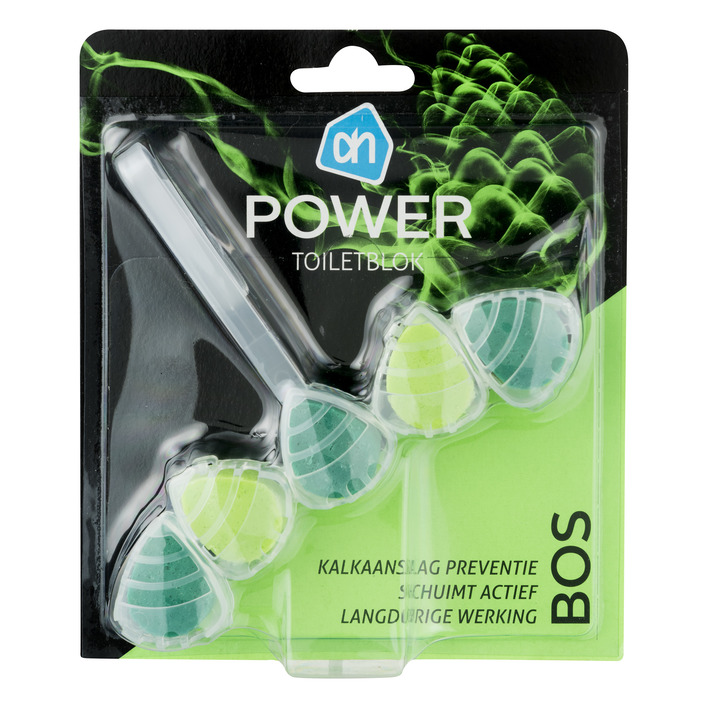 Huismerk Power toiletblok bos