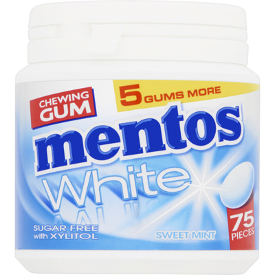 Mentos Gum White sweet mint