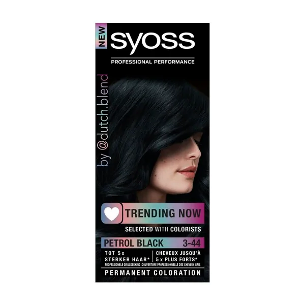 Syoss Col 50ml 3-44 petrol black bnl