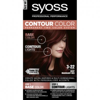 Syoss Contour color 3-22 50ml deep mahony red