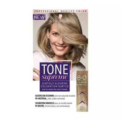 Schwarzkopf Tone supreme 8-0 midden blond bnl