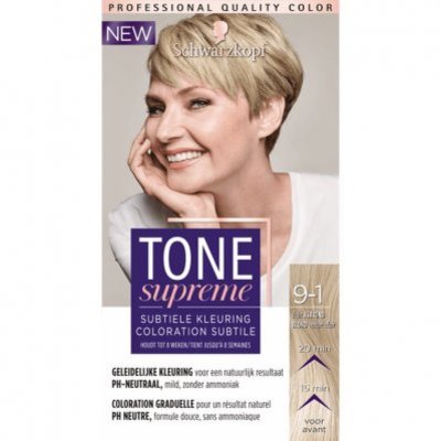 Schwarzkopf Tone supreme 9-1 licht asblond bnl