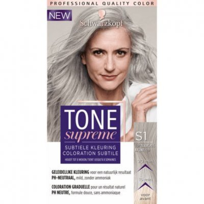 Schwarzkopf Tone supreme 9.5-22 licht zilvergrijs