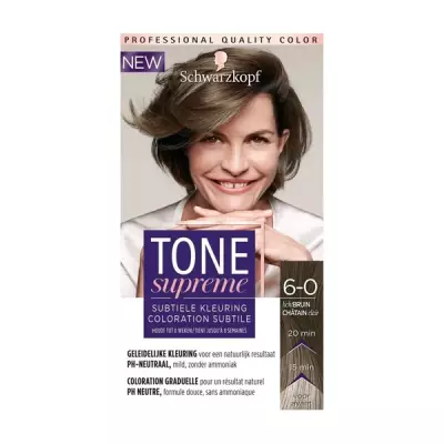 Schwarzkopf Tone supreme 6-0 lichtbruin
