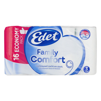 Edet Family comfort toiletpapier 3-laags