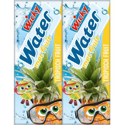 Wicky Water tropisch fruit 10-pack