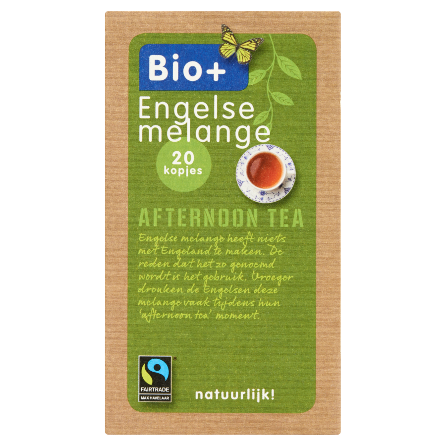 Bio+ Thee Engelse melange 20 stuks