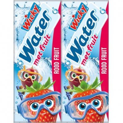 Wicky Water rood fruit 10-pack