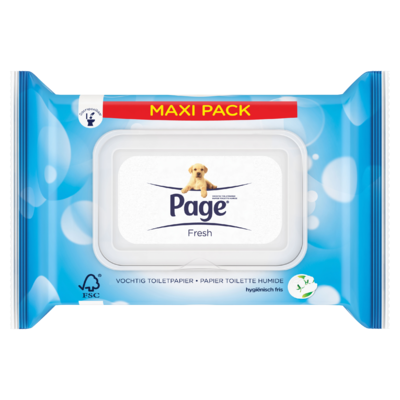 Page Vochtig Toiletpapier Maxi Pack 84 Stuks