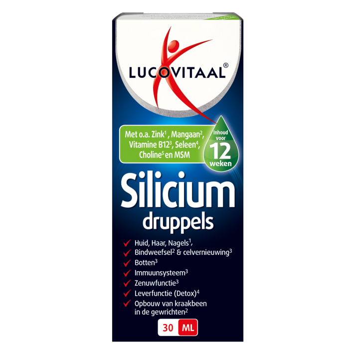 Lucovitaal Silicium druppels