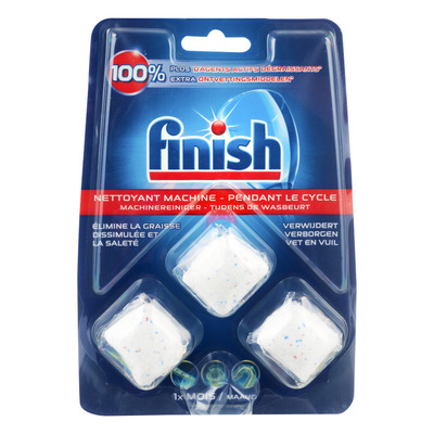 Finish Machinereiniger tijdens vaatwasbeurt