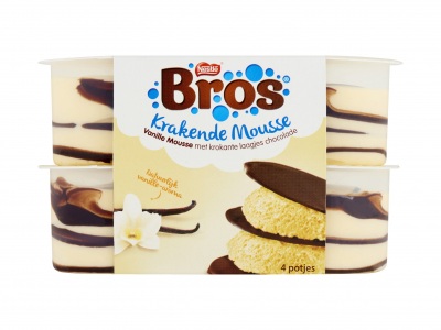 Bros Krakende mousse vanille