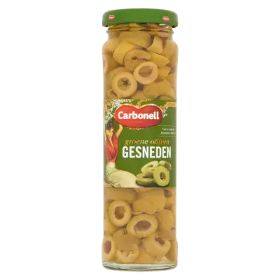 Carbonell Groene Olijven Gesneden