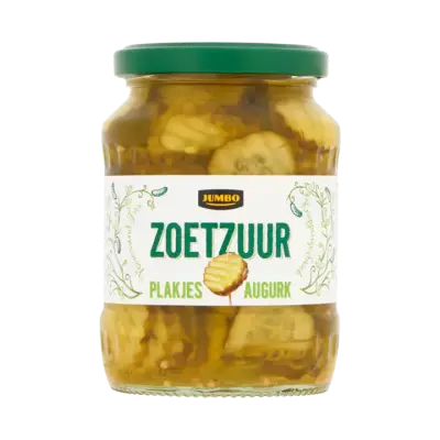 Huismerk Zoetzure Plakjes Augurk