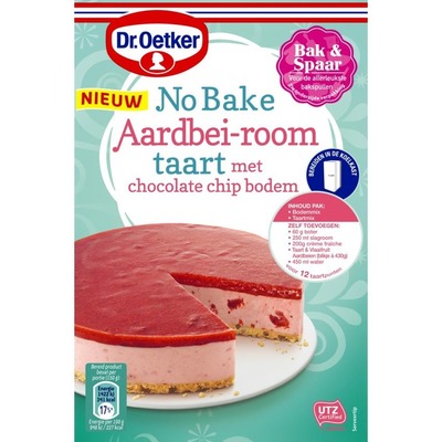 Dr. Oetker No bake aardbei room